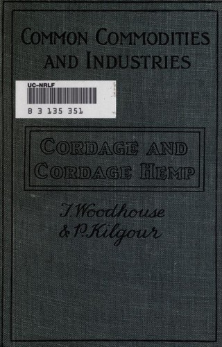 Cover for Cordage and cordage hemp and fibres