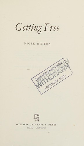 Cover for Getting free
