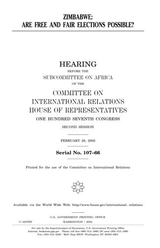 Cover for Zimbabwe