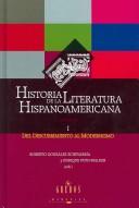 Cover for Historia de la literatura hispanoamericana / The Cambridge History of the Latin American Literature: El Siglo XX / Vol 2