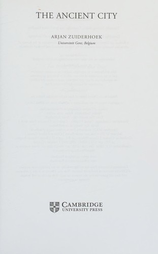 Cover for Ancient City
