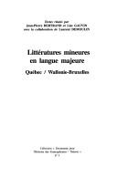 Cover for Litteratures Mineures En Langue Majeure