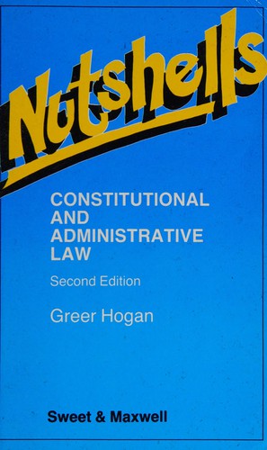 Cover for Constitutional and Administrative Law in a Nutshell (Nutshells)