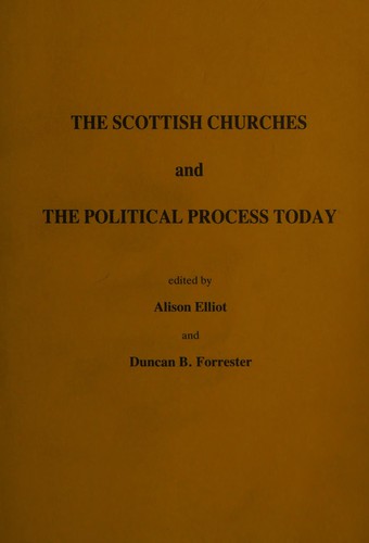 Cover for The Scottish churches and the politicalprocess today
