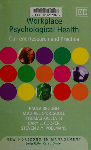 Cover for Workplace psychological health
