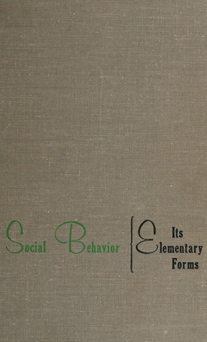 Cover for Social behavior