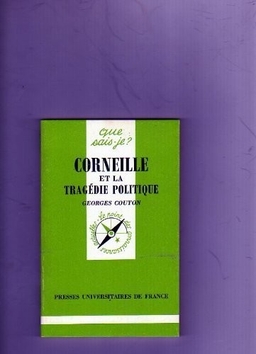 Cover for Corneille "Tragedie Politique"