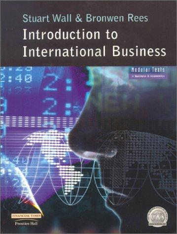 Cover for Introduction to International Business (Modular Texts in Business and Economics)