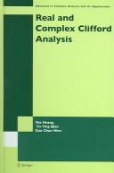 Cover for Real and complex Clifford analysis