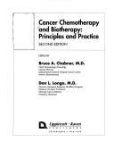 Cover for Cancer chemotherapy and biotherapy