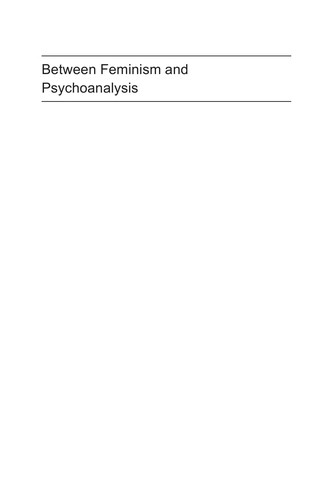 Cover for Between feminism and psychoanalysis