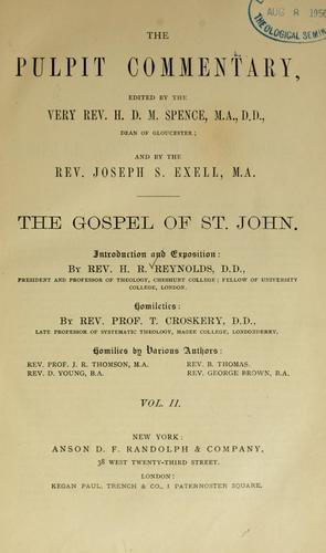 Cover for Gospel of St. John.