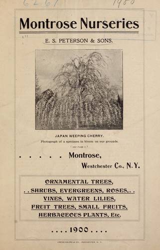 Cover for Montrose Nurseries