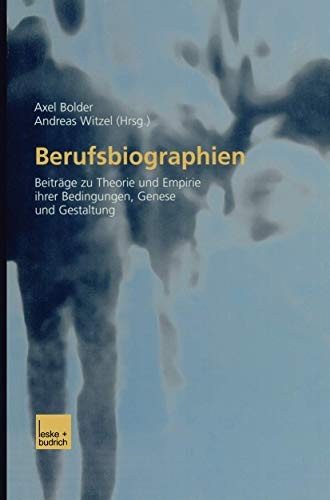 Cover for Berufsbiographien