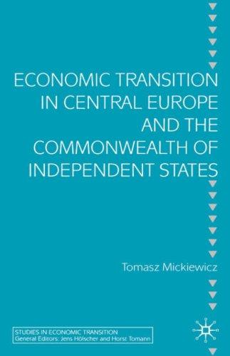 Cover for Economic transition in Central Europe and the Commonwealth of Independent States