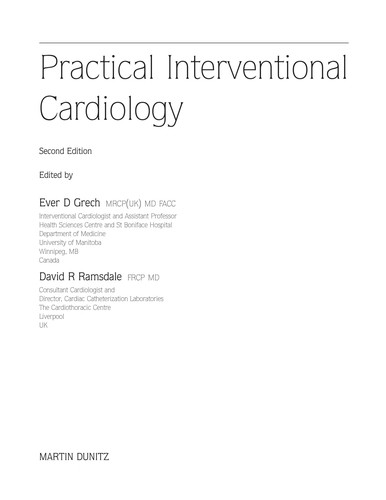 Cover for Practical interventional cardiology