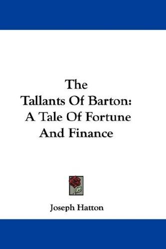 Cover for The Tallants Of Barton