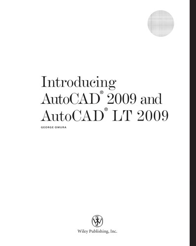 Cover for Introducing autoCAD 2009