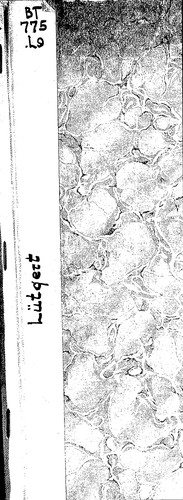 Cover for Der Erlösungsgedanke in der neueren Theologie