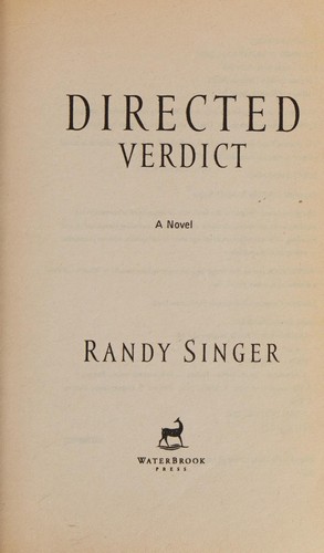 Cover for Directed verdict