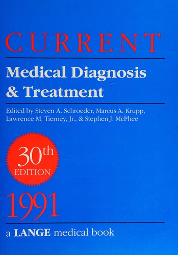 Cover for Current Medical Diagnosis and Treatment