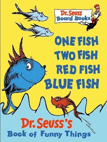 Cover for One Fish, Two Fish, Red Fish, Blue Fish Book and CD