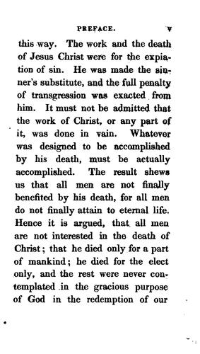 Cover for General redemption, and limited salvation. To which is added archbishop Usher's treatise on the ...