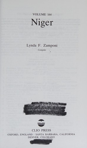 Cover for Niger