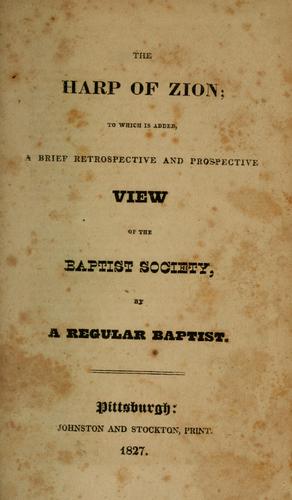 Cover for harp of Zion