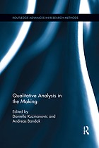 Cover for Qualitative Analysis in the Making