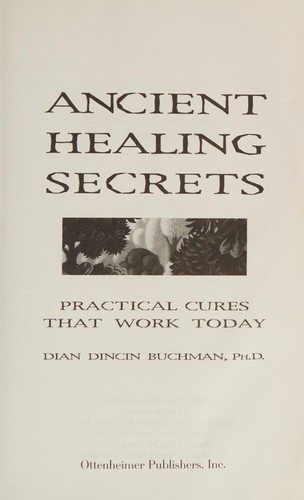 Cover for Ancient healing secrets