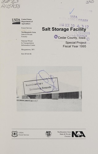 Cover for Salt storage facility