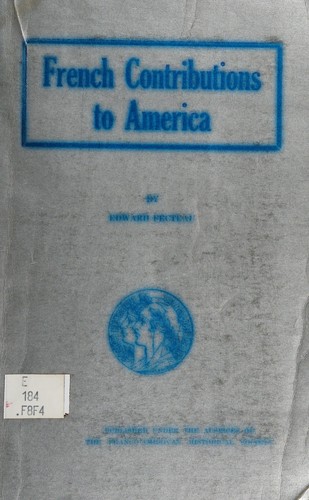 Cover for French contributions to America