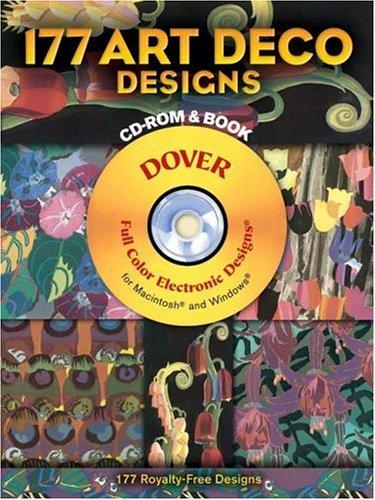 Cover for 177 Art Deco Designs CD-ROM and Book