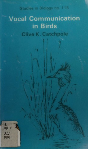 Cover for Vocal communication in birds