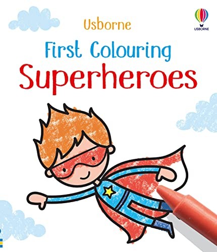 Cover for First Colouring Superheroes