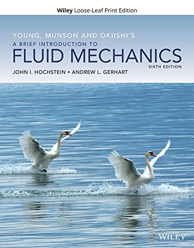 Cover for Young, Munson and Okiishi's A Brief Introduction to Fluid Mechanics