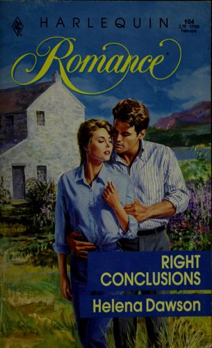 Cover for Right Conclusions