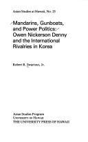 Cover for Mandarins, gunboats, and power politics