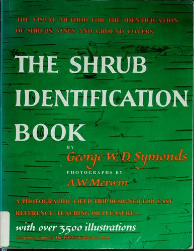 Cover for The shrub identification book