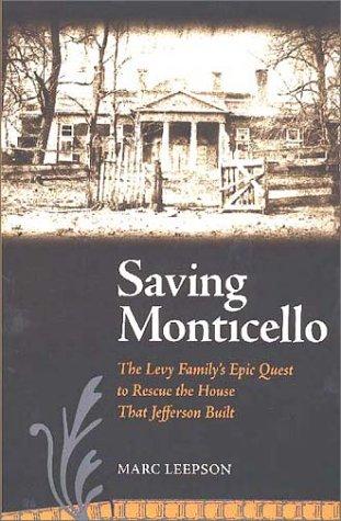 Cover for Saving Monticello