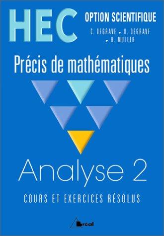 Cover for Analyse, tome 2