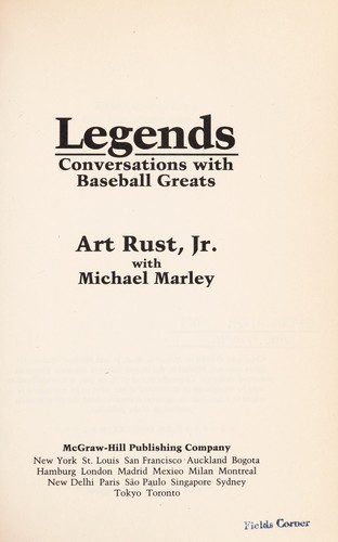 Cover for Legends