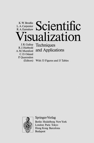 Cover for Scientific Visualization