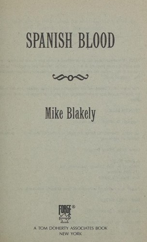 Cover for Spanish blood