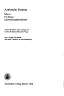 Cover for Arabische Staaten