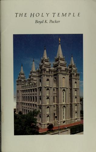 Cover for The holy temple