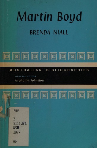 Cover for Martin Boyd