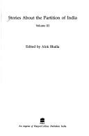 Cover for Stories about the partition of India