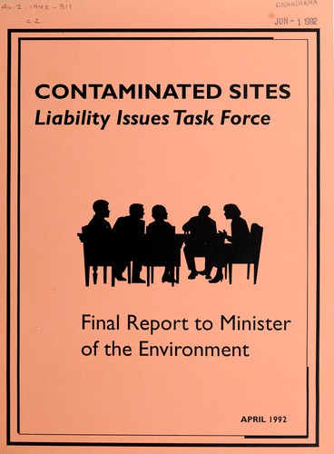 Cover for Contaminated Sites Liability Issues Task Force
